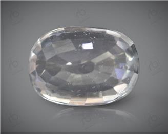 NATURAL SEMI PRECIOUS GEMSTONE WHITE ZIRCON 5.24 CTS... ( 85425 )